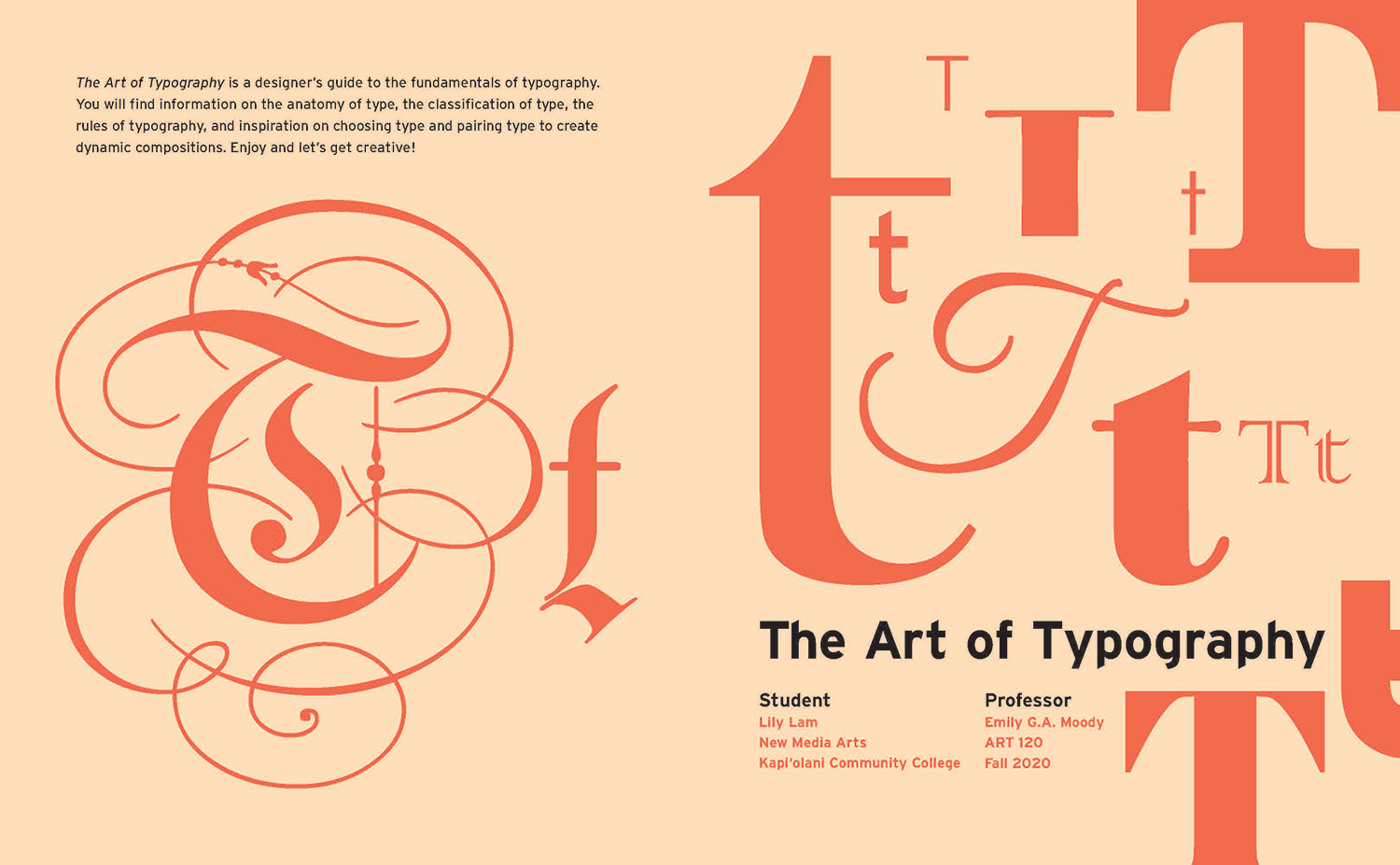 typography book page