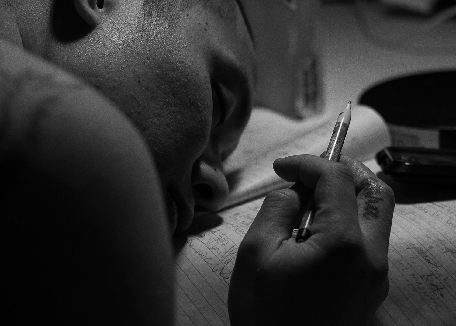 Rhymes Ain't Gonna Write Themselves photography